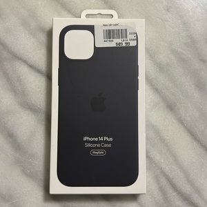 Apple iPhone 14 Plus Silicone Case - Midnight (New)